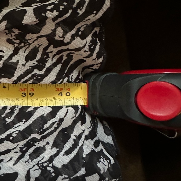 Jones New York Black & White Sheer Animal Print Pleated. With Slip Dress Sz 16W - Picture 14 of 15